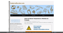 Desktop Screenshot of cadernoescolar.com
